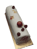 Bûche citron framboise Bûche citron framboise